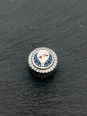 Pandora New Mexico Fiesta Hot Air Balloon Bead Charm Sterling Silver Jewelry